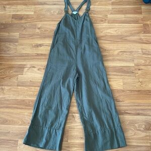 ❤️ Billabong Jumpsuit Overalls Army Green Size Small